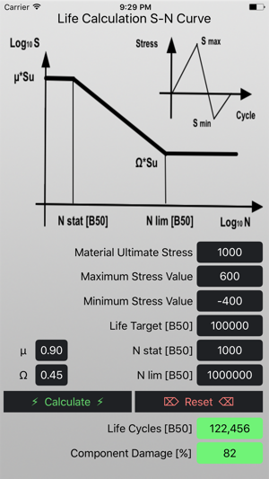 Fatigue Life Calculation S-N Curve(圖4)-速報App