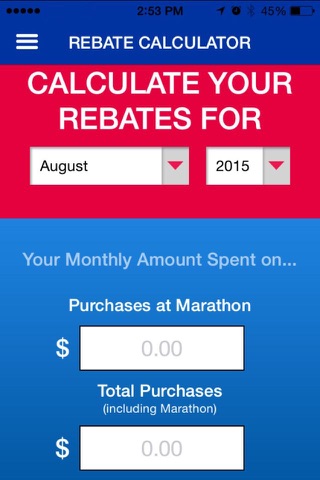 Marathon VISA Mobile App screenshot 3