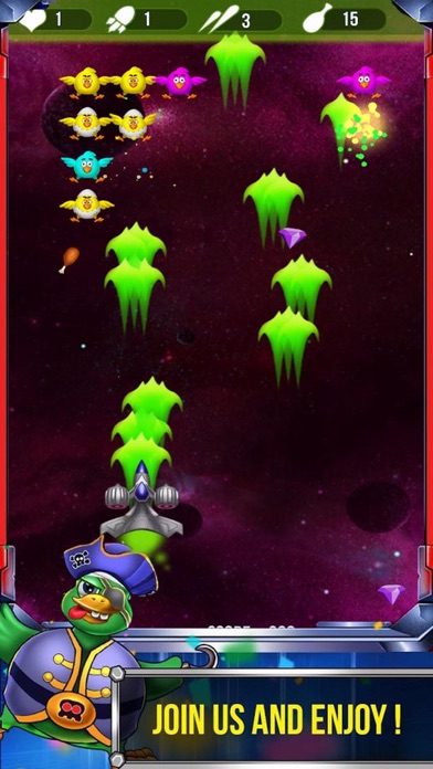 Galaxy Fighter War - Chicken Ship screenshot 3