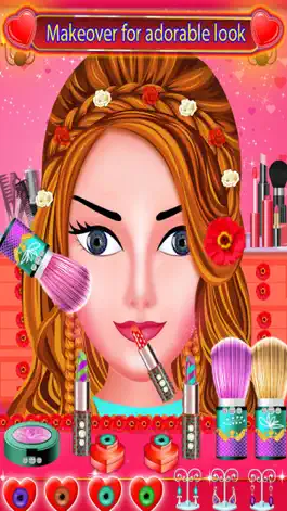 Game screenshot Valentines Day Braided Hairstyles mod apk