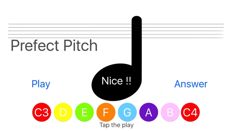 Perfect Pitch test