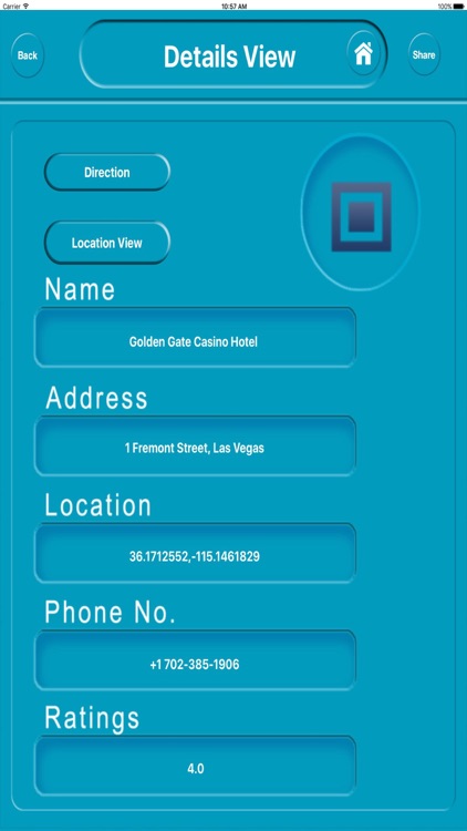 Las Vegas USA City Offline Map Navigation EGATE screenshot-3