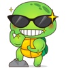 Pura the funny turtle 5 for iMessage Sticker