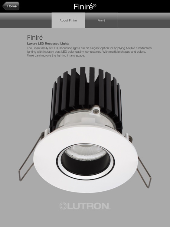 Lutron International Fixtures Solutions