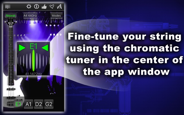 Bass Guitar Chromatic Tuner(圖5)-速報App