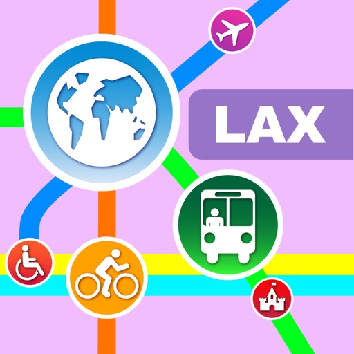 Los Angeles City Maps - Discover LAX MRT & Guides icon