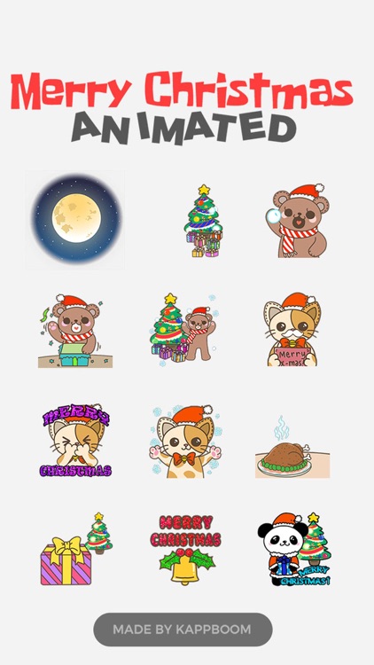 Christmas Animated Stickers!