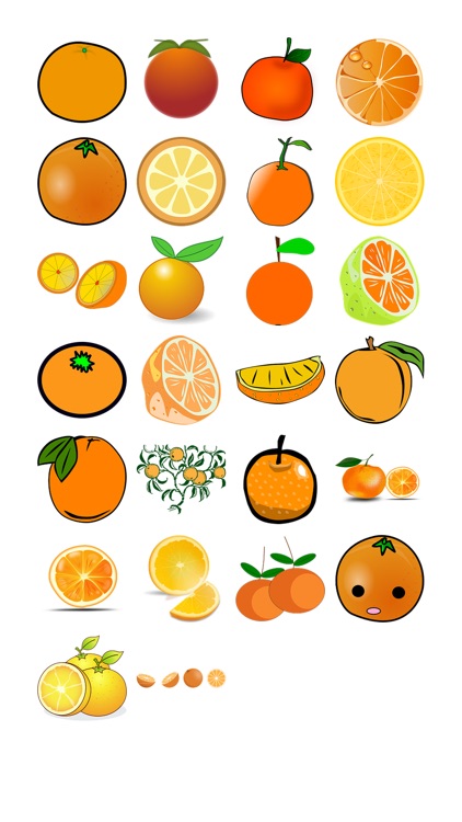 Fresh Oranges Sticker Pack