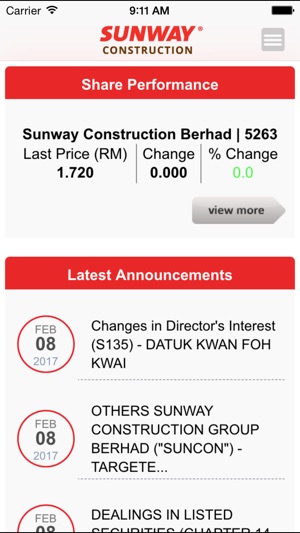 Sunway Construction Berhad Investor Relations(圖2)-速報App