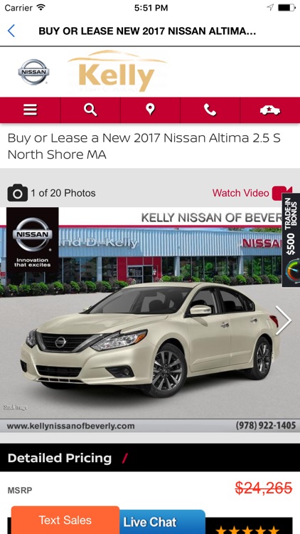 Kelly Nissan of Beverly screenshot-3