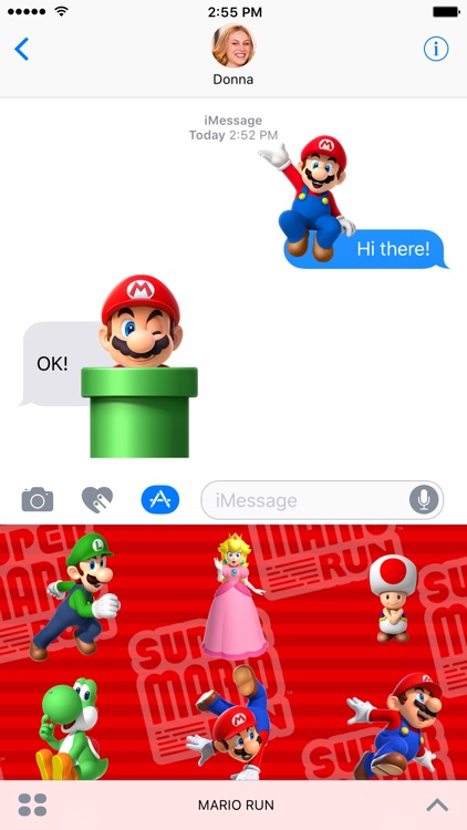 Super Mario Run Stickers