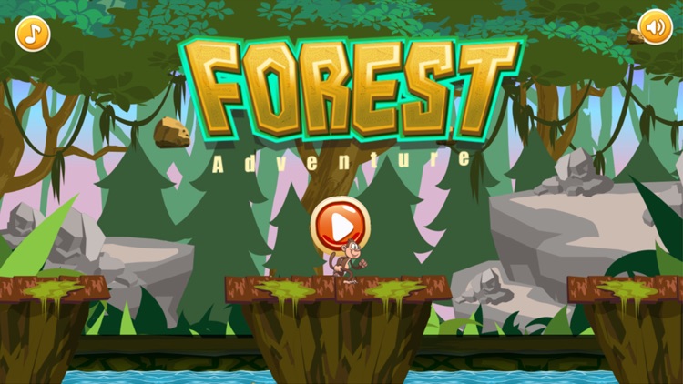 Forest Adventure : jumping games monkey run