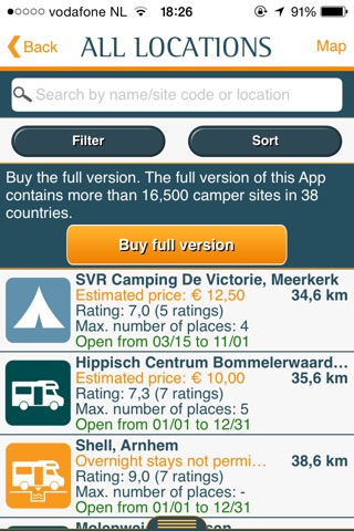 Campercontact screenshot 2