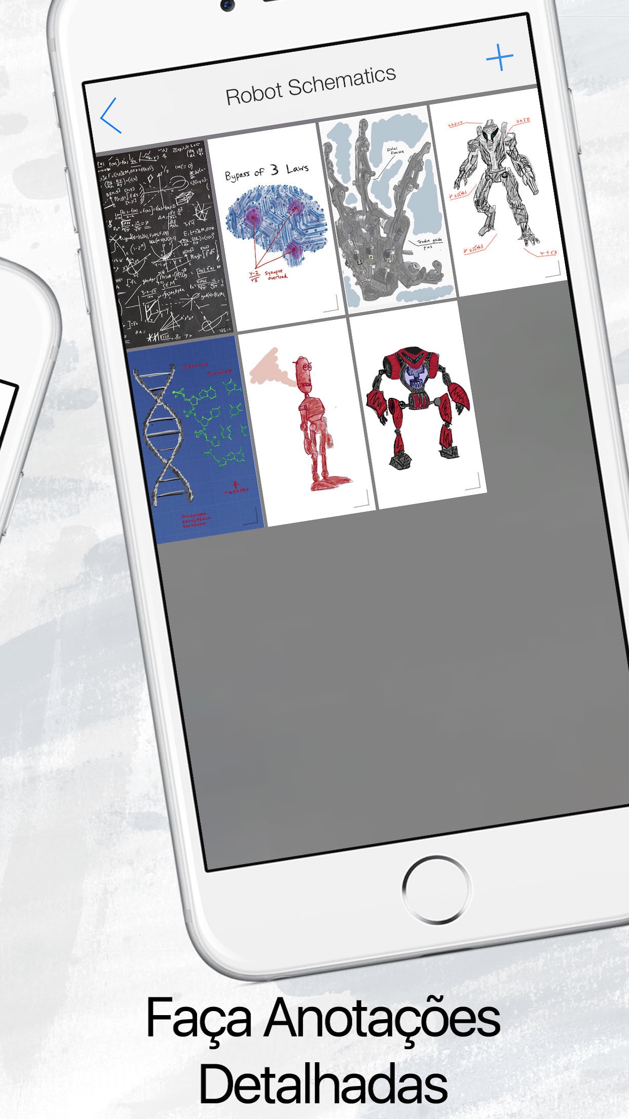 Screenshot do app Caderno de Desenho