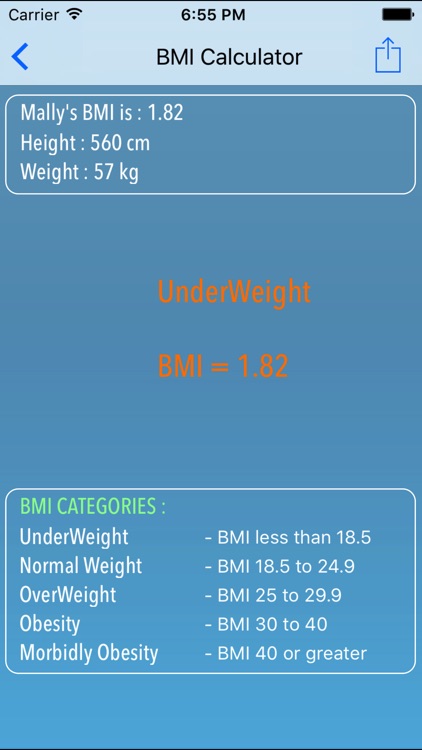 Instant BMI Calculator -Control Your Weight & BMI