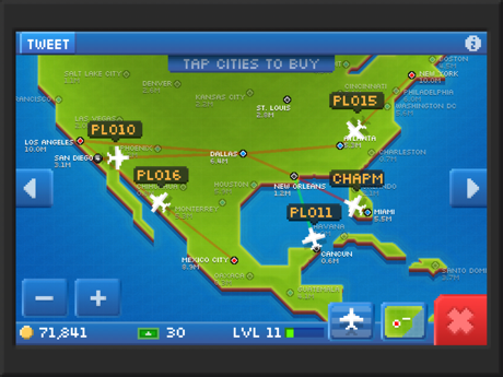 Cheats for Pocket Planes