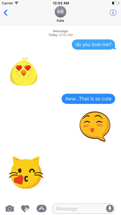 Animated SMILEy Emoji - Love Story screenshot-3