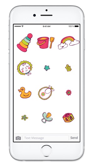 Baby Stuff Icons New Mom Sticker Pack(圖4)-速報App