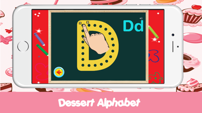 How to cancel & delete ABC Food Dessert Words Reading Coloring Kids Games from iphone & ipad 1