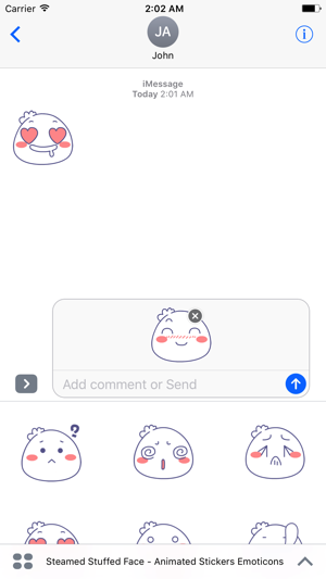 Steamed Stuffed Face - Animated Stickers Emoticons(圖1)-速報App