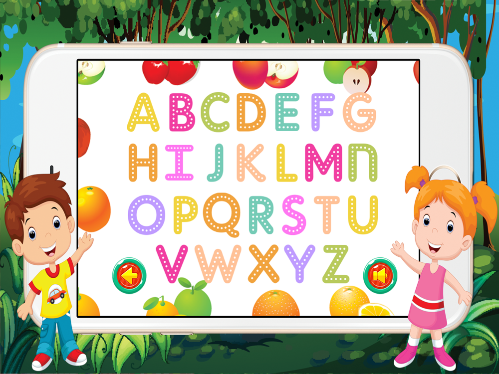 子供のためのabcのアルファベットのフルーツ 植物トレースのフラッシュカード Free Download App For Iphone Steprimo Com