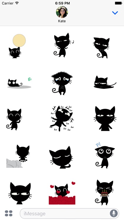 Captivating Cat Animated Emoji Stickers