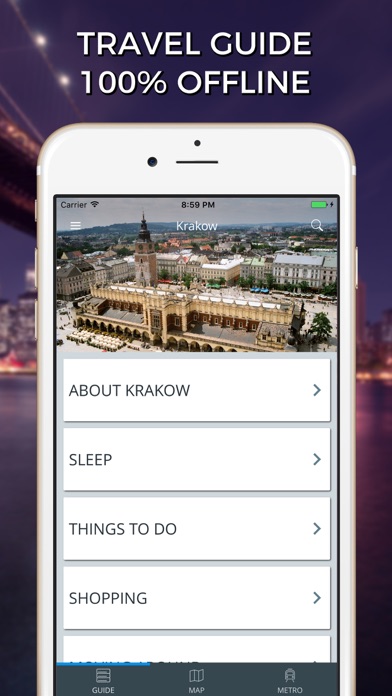 How to cancel & delete Krakow Travel Guide with Offline Street Map from iphone & ipad 1