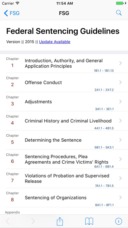 Federal Sentencing Chart
