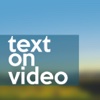 Text on video - crop video , add text & caption