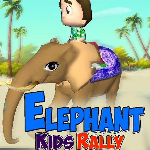 Elephant Kids Rally - 3D Elephant Racing For Kids Icon