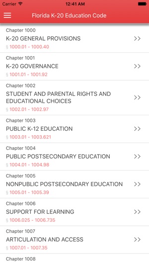 Florida K-20 Education Code(圖1)-速報App