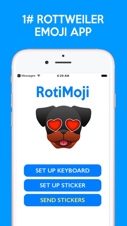 RotiMoji - Rottweiler Emoji & Stickers