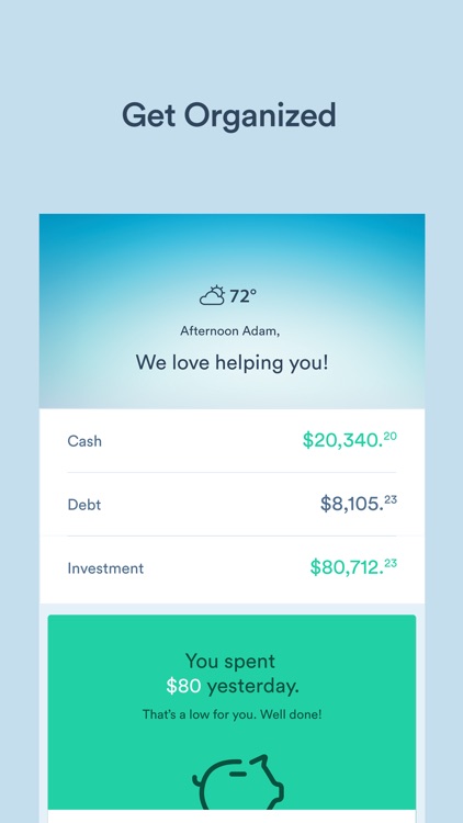 Clarity Money - Personal Budget & Saving Assistant screenshot-0