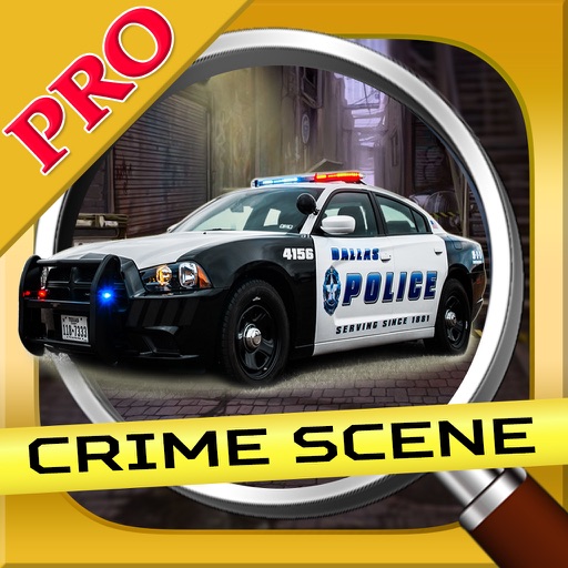 Hidden object: mystery spot crime scene pro icon