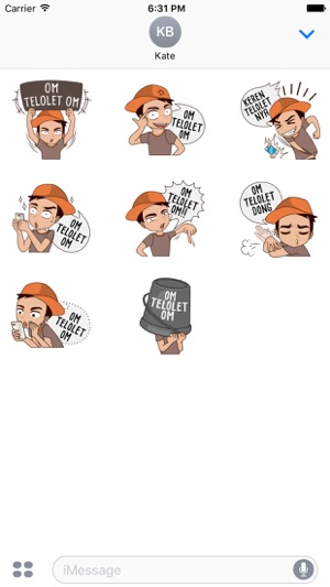 Telolet boy sticker for iMessage by AMSTICKERS(圖2)-速報App