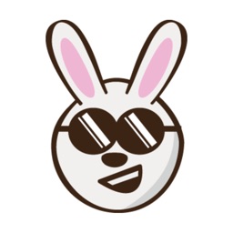 Rabbit Emoticons stickers by Snowicy