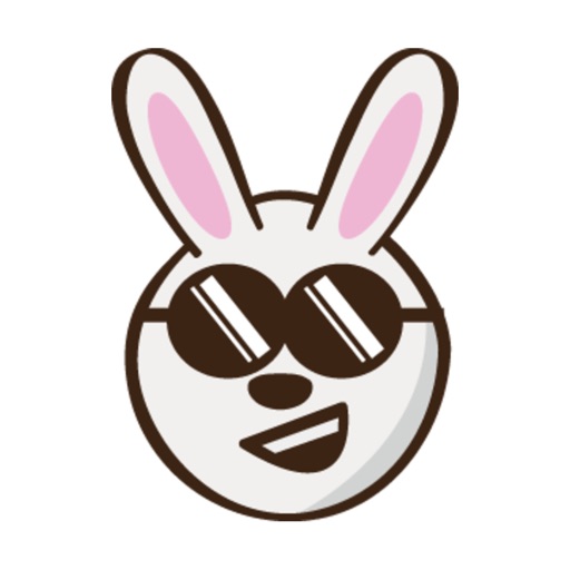 Rabbit Emoticons stickers by Snowicy icon
