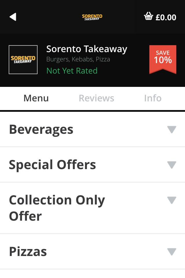 Sorento Takeaway screenshot 3