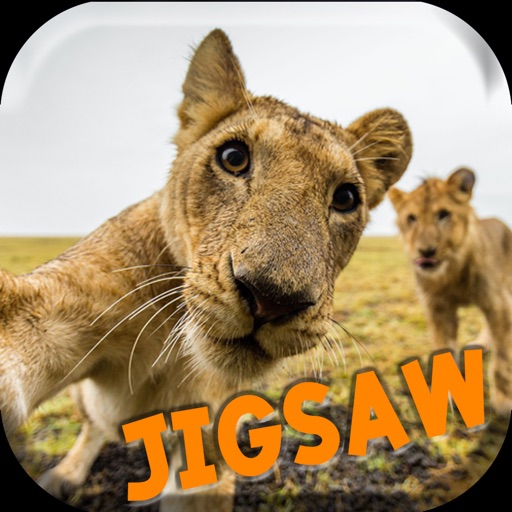 Wild Animal Jigsaw Puzzles Games for Kids Icon