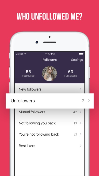 Unfollowers & Followers Tracker for Instagram