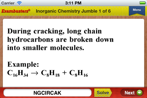 MCAT Inorganic Chemistry Flashcards Exambusters screenshot 2
