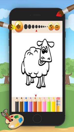 Land Animals Coloring Book for Kids or Preschool(圖4)-速報App