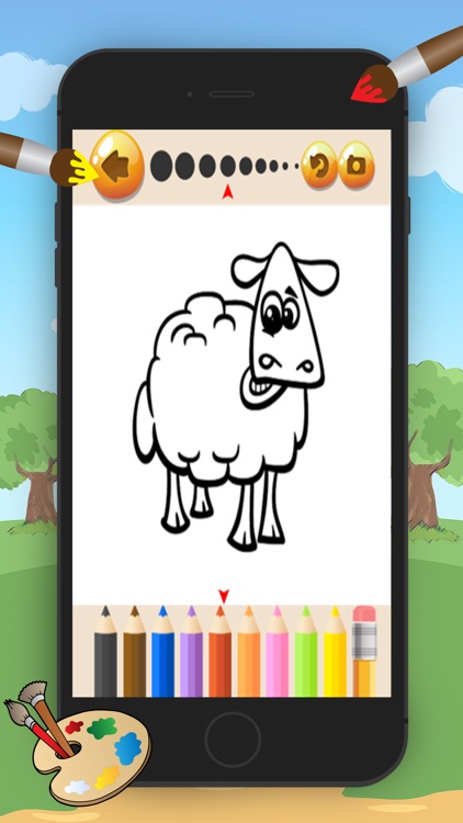 Land Animals Coloring Book for Kids or Preschool screenshot-3