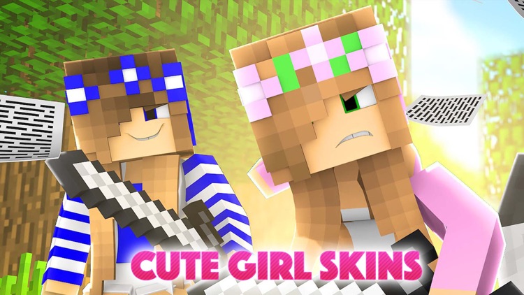 New CUTE GIRL SKINS FREE For Minecraft PE & PC by fatna chaib