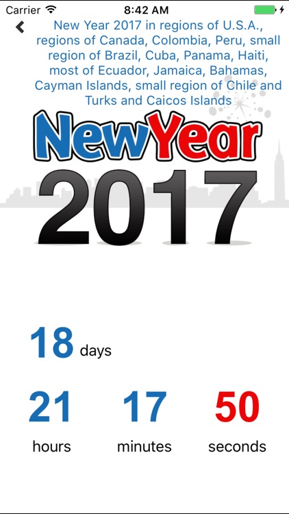 New Years Countdown by timeanddate.com