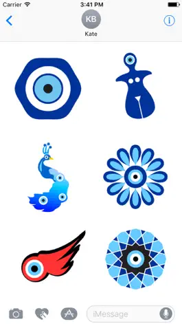 Game screenshot Evil Eye Stickers, Nazar Protection, Set 1 apk