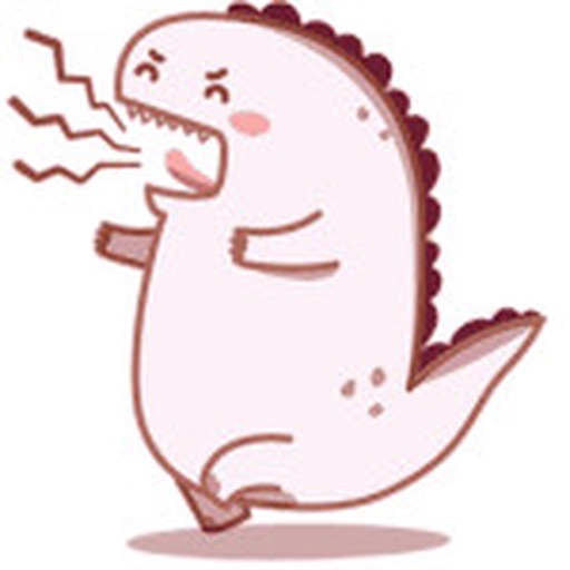 Animated Funny Godzilla Stickers For iMessage icon