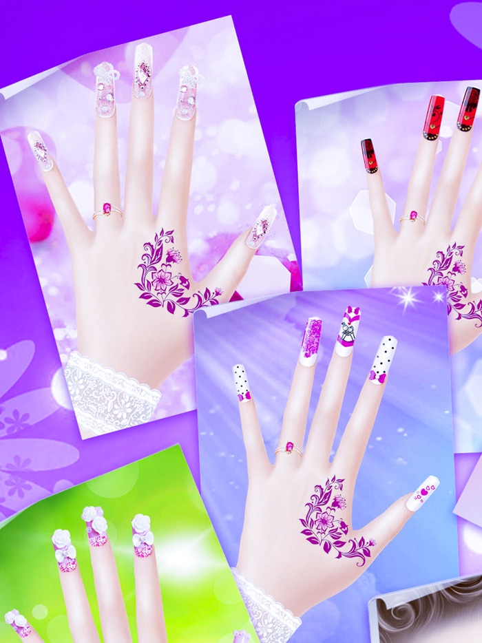 Magic Nail Salon Beauty Makeover Games for Girls