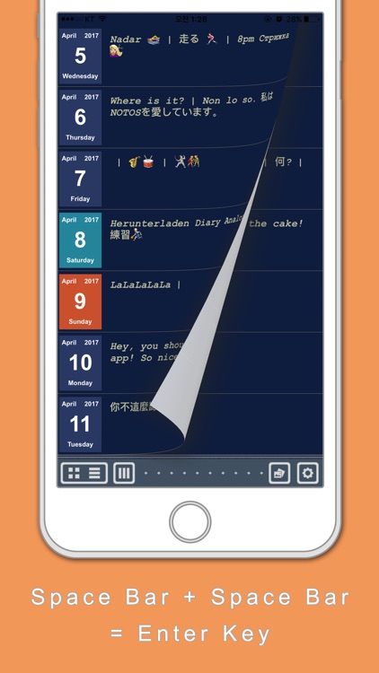 DIARY ANALOG : CALENDAR screenshot-3