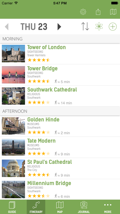 London Guide - mTrip Screenshot 2